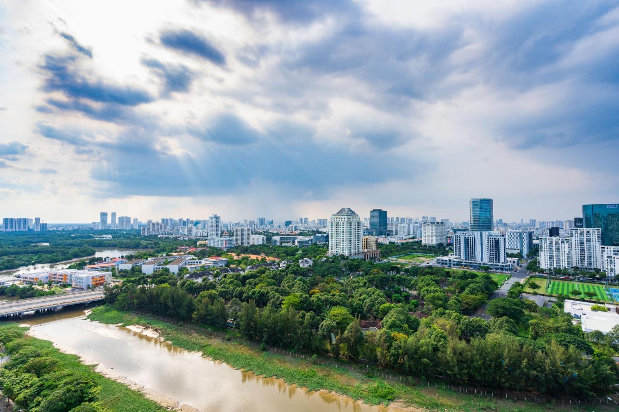Convinia Luxury The Peak Midtown Aparthotel Ho Chi Minh-staden Exteriör bild